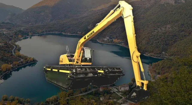 trenes de aterrizaje anfibios para excavadoras